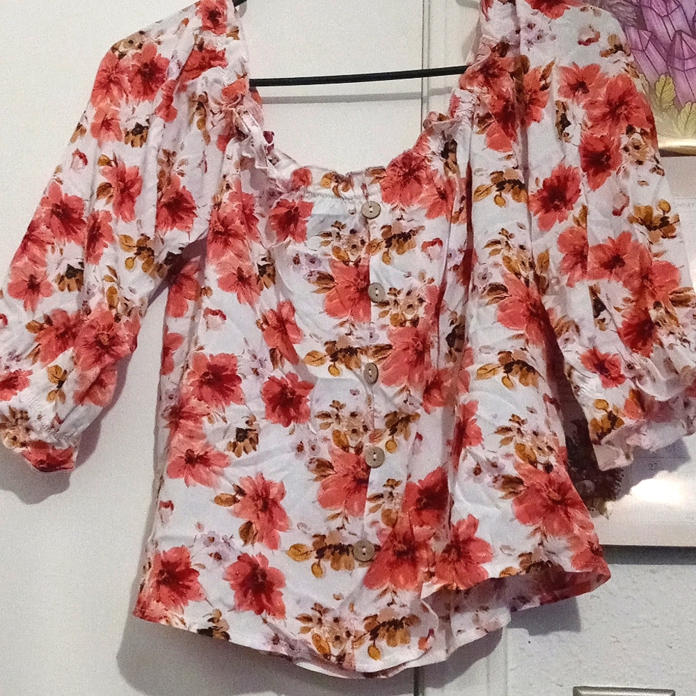 Floral blouse